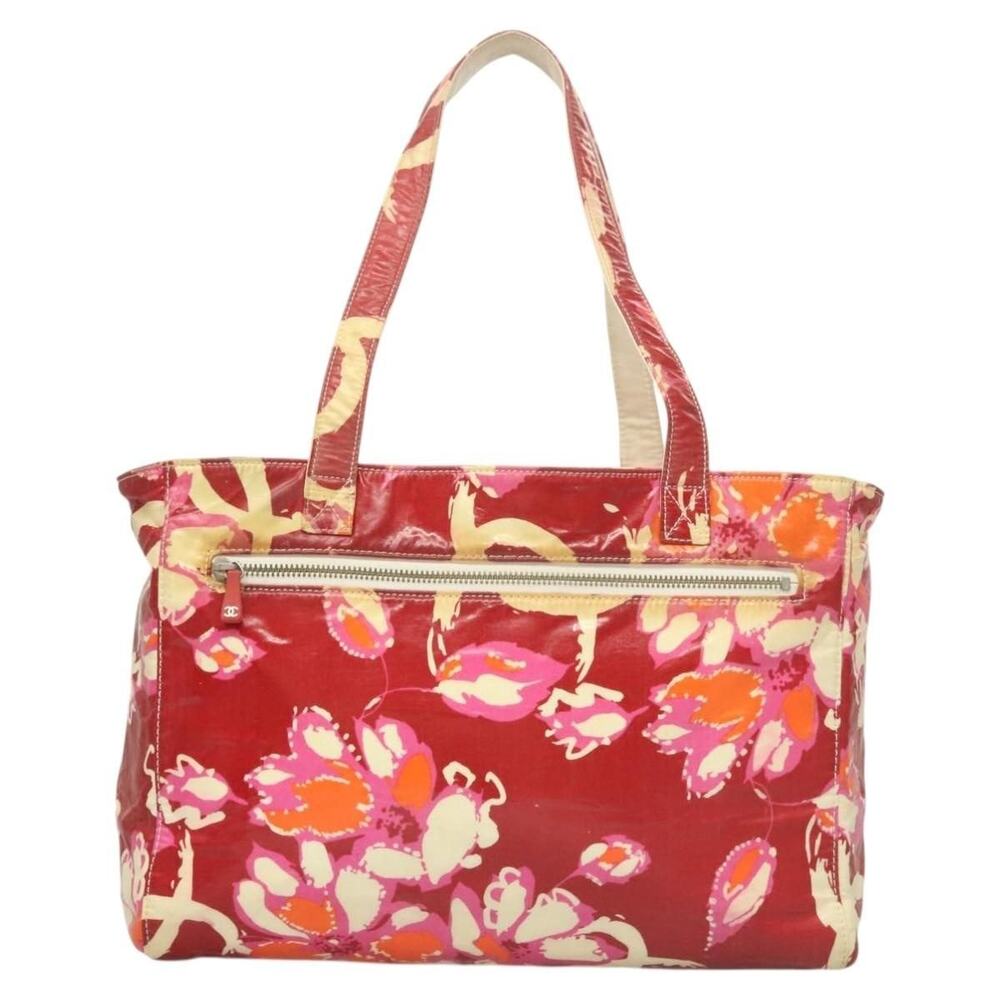 Chanel Patent Leather High Summer Tote Bag Red
